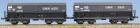 30212 LS Models Set of 2 Ore transport cars type Fal of USINOR ACIERS